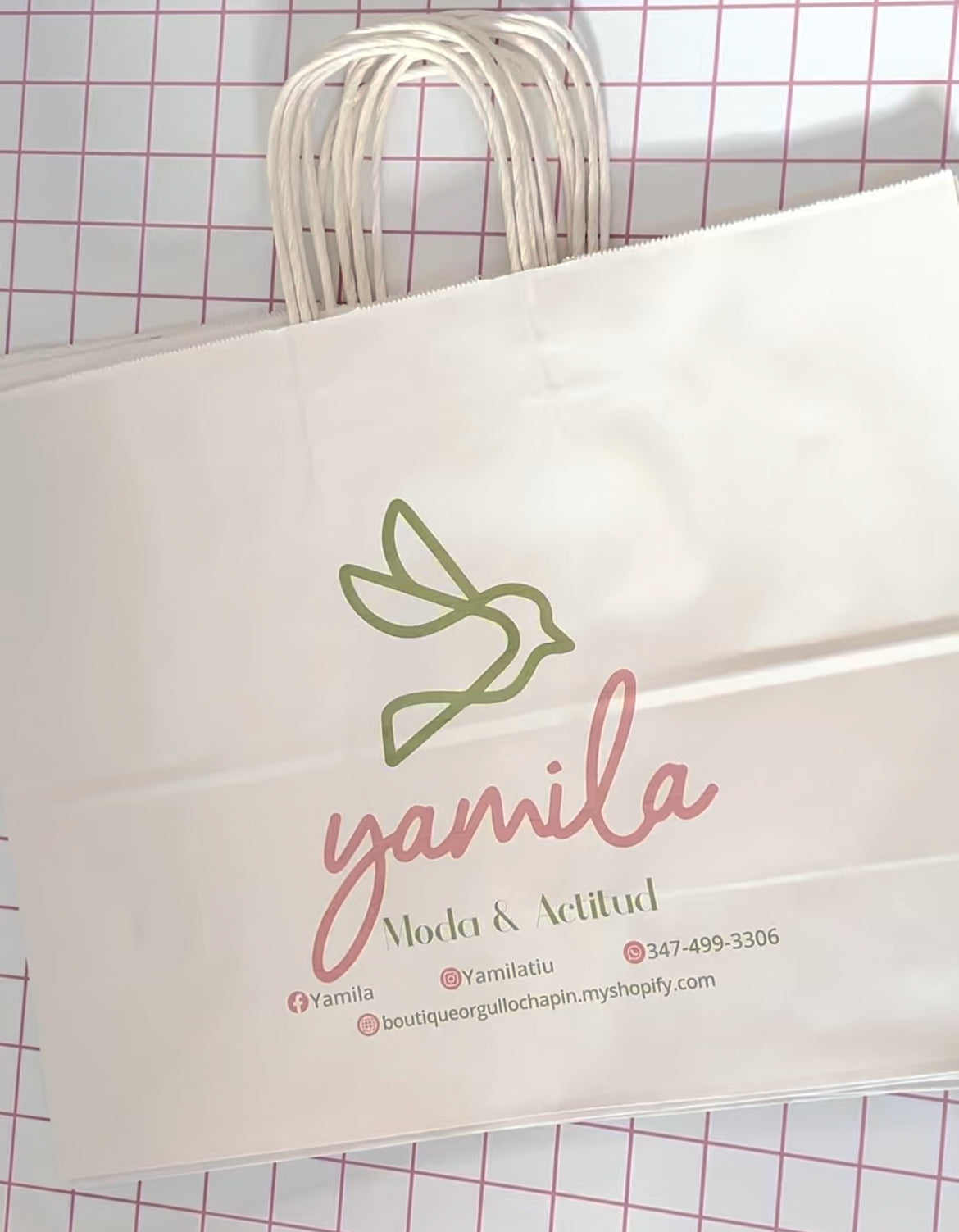 White Kraft Large Bag