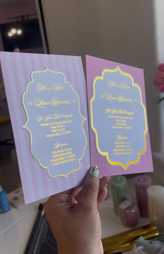 Invitaciones Quinceañera